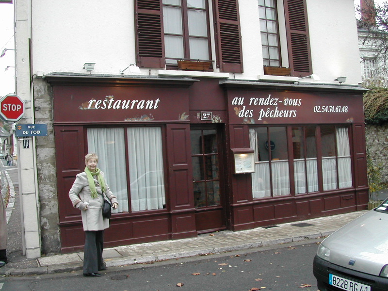 Sheila at the world's greatest restaurant