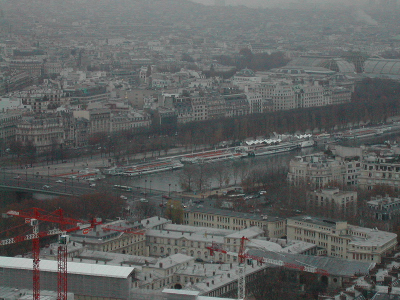 View from 2nd floor of Eiffel Tower