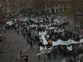 Tabak owners protest march