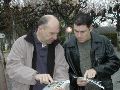 Karl and Dan planning route