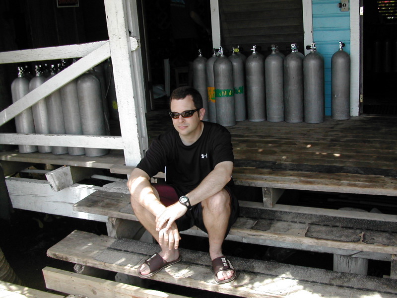 Chase at Shark Dive.JPG